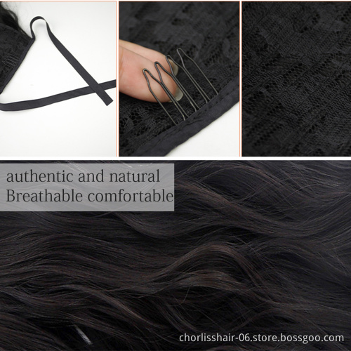 Wholesale Ombre Long Curly Kinky Drawetring Ponytail Hairpiece Wrap On Clip Synthetic Hair Extensions Hair For Black Women